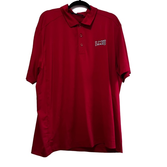 Loyola University LMU Lions Red Polo Shirt Cutter & Buck Mens XXL UPF 50+ - Picture 1 of 7